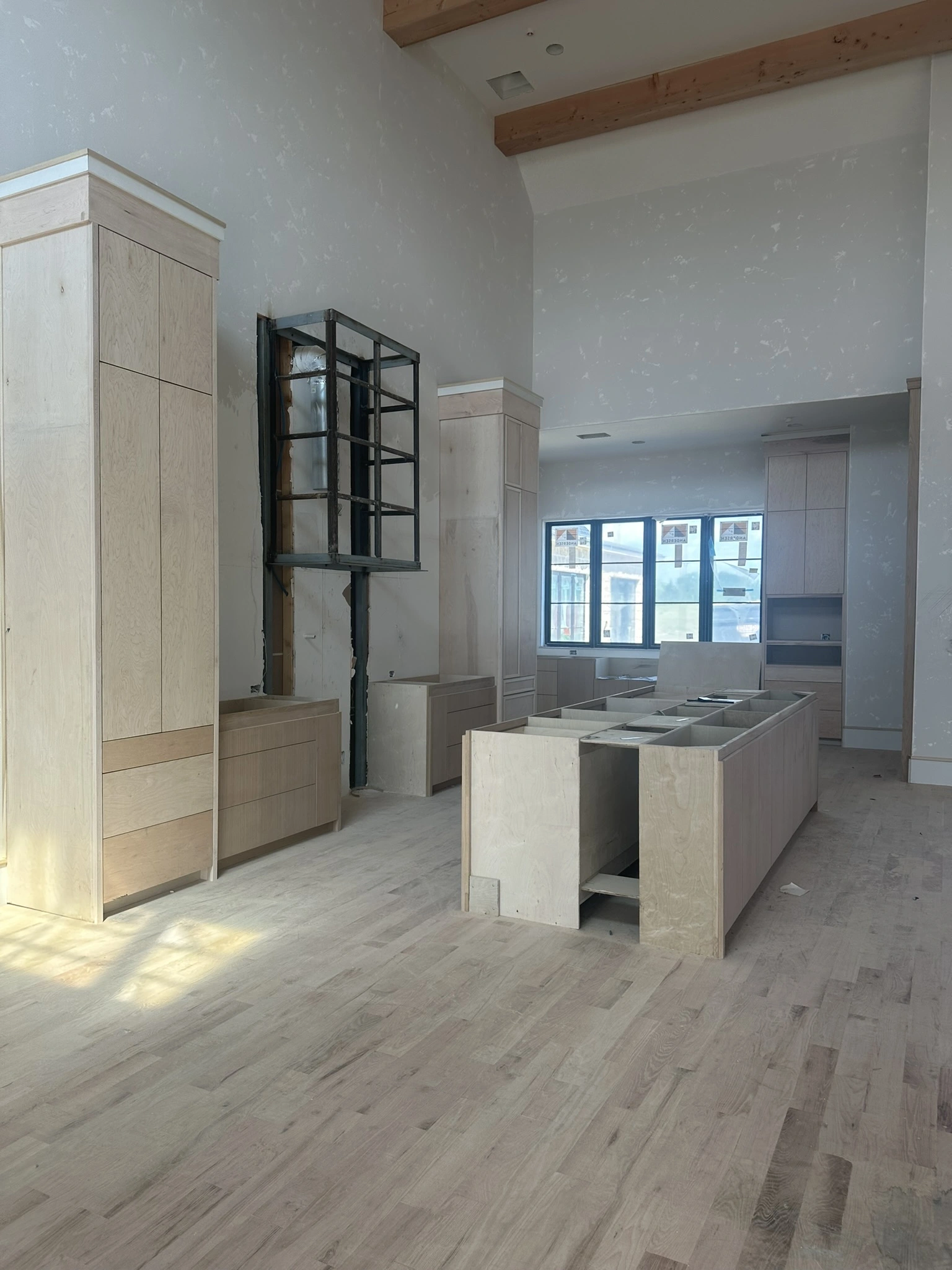 Modern kitchen remodel with granite countertops by HT Contractors, Frisco, TX