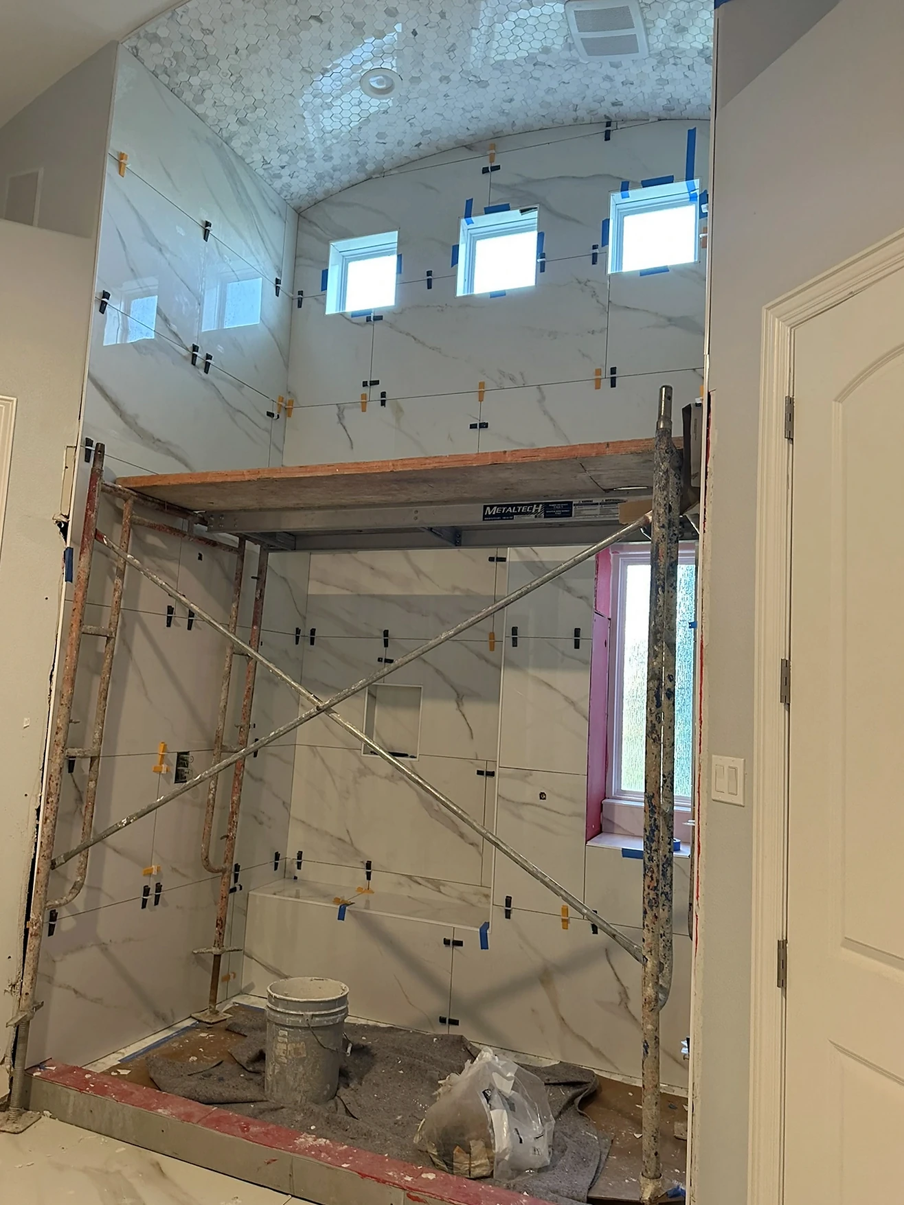 Bathroom tilework from the HT Contractors project gallery