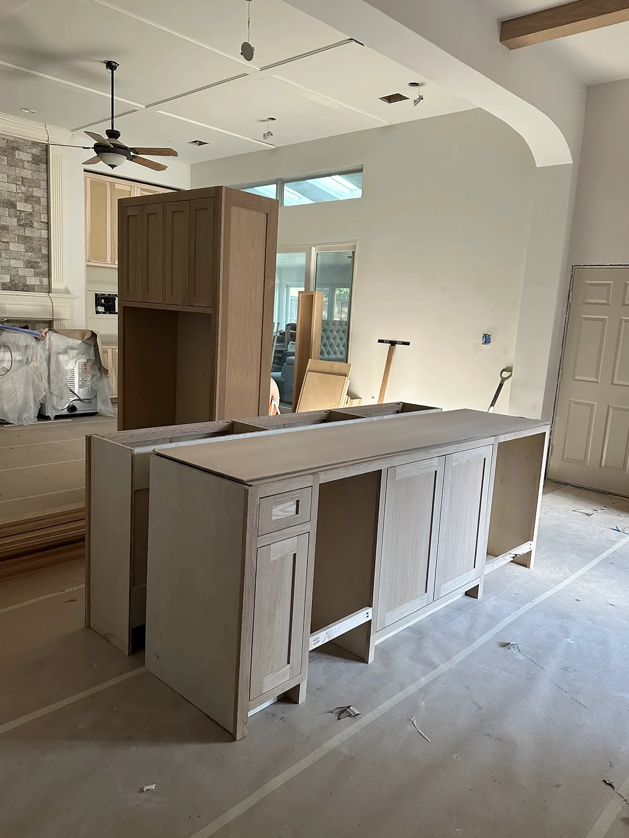 Kitchen installation in progress from the HT Contractors project gallery