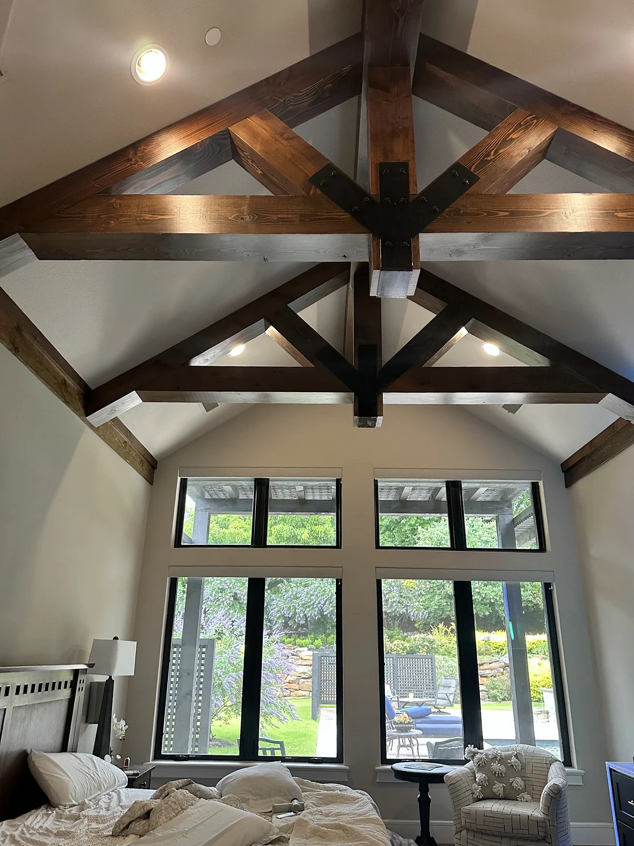 Exposed timber ceiling from the HT Contractors project gallery