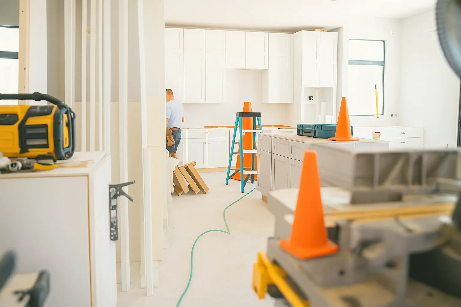 Modern kitchen remodeling project by HT Contractors in Frisco, TX